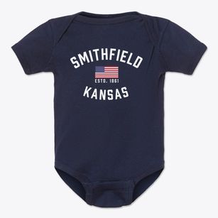 Smithfield Kansas Patriot Baby Onesie