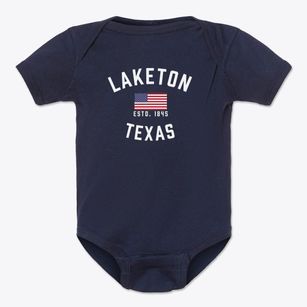 Laketon Texas Patriot Baby Onesie