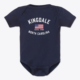 Kingdale North Carolina Patriot Baby Onesie