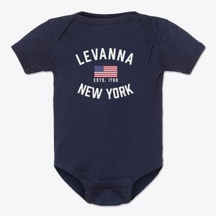 Levanna New York Patriot Baby Onesie
