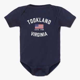 Tookland Virginia Patriot Baby Onesie