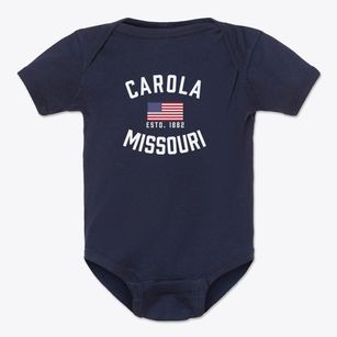 Carola Missouri Patriot Baby Onesie
