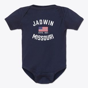 Jadwin Missouri Patriot Baby Onesie