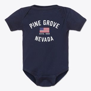 Pine Grove Nevada Patriot Baby Onesie