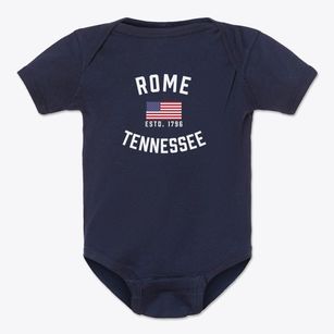 Rome Tennessee Patriot Baby Onesie