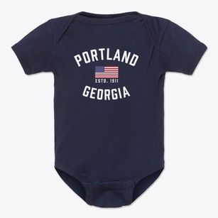 Portland Georgia Patriot Baby Onesie