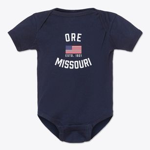 Ore Missouri Patriot Baby Onesie