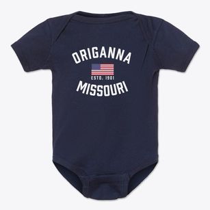 Origanna Missouri Patriot Baby Onesie