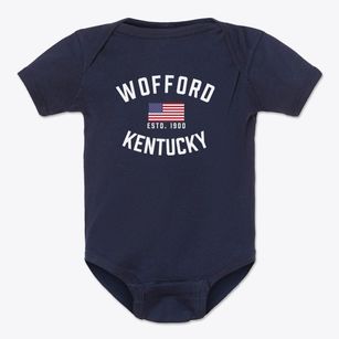 Wofford Kentucky Patriot Baby Onesie