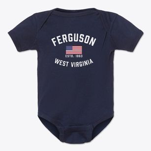 Ferguson West Virginia Patriot Baby Onesie