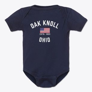 Oak Knoll Ohio Patriot Baby Onesie