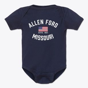 Allen Ford Missouri Patriot Baby Onesie