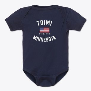 Toimi Minnesota Patriot Baby Onesie