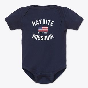 Haydite Missouri Patriot Baby Onesie