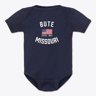 Bute Missouri Patriot Baby Onesie
