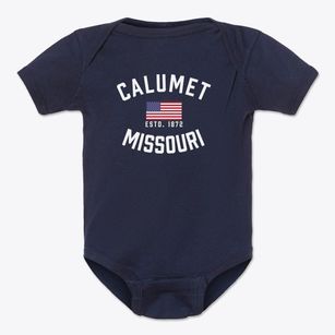 Calumet Missouri Patriot Baby Onesie