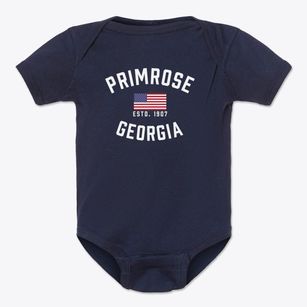 Primrose Georgia Patriot Baby Onesie