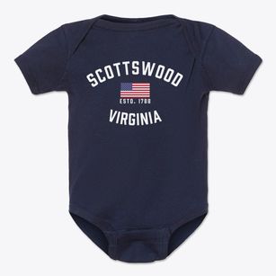 Scottswood Virginia Patriot Baby Onesie