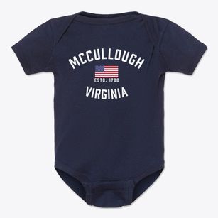 Mccullough Virginia Patriot Baby Onesie