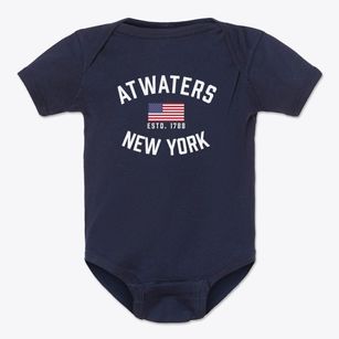 Atwaters New York Patriot Baby Onesie
