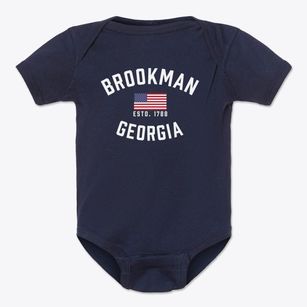 Brookman Georgia Patriot Baby Onesie