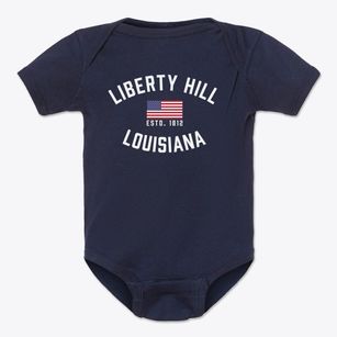 Liberty Hill Louisiana Patriot Baby Onesie
