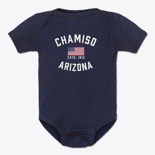 Chamiso Arizona Patriot Baby Onesie