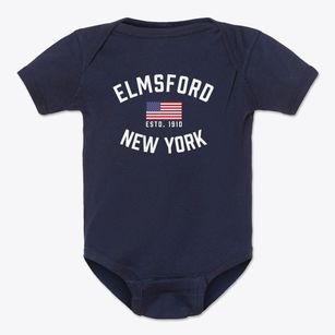 Elmsford New York Patriot Baby Onesie