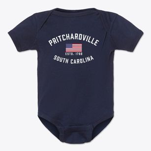 Pritchardville South Carolina Patriot Baby Onesie