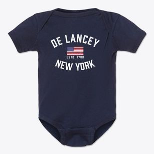 De Lancey New York Patriot Baby Onesie