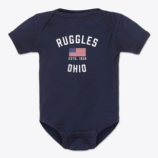 Ruggles Ohio Patriot Baby Onesie