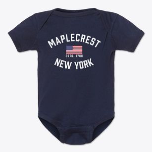 Maplecrest New York Patriot Baby Onesie