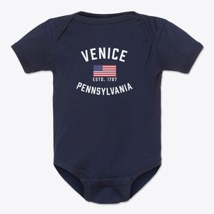 Venice Pennsylvania Patriot Baby Onesie