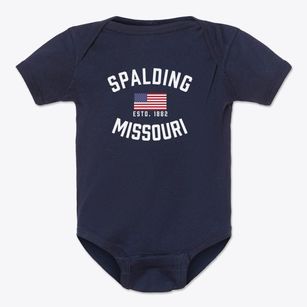 Spalding Missouri Patriot Baby Onesie