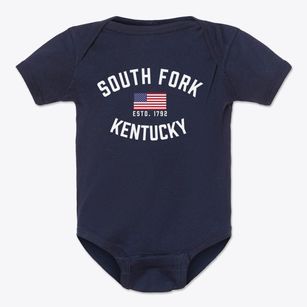 South Fork Kentucky Patriot Baby Onesie