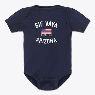 Sif Vaya Arizona Patriot Baby Onesie