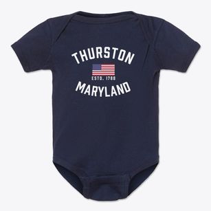 Thurston Maryland Patriot Baby Onesie