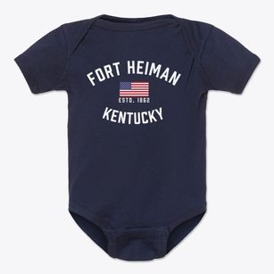 Fort Heiman Kentucky Patriot Baby Onesie