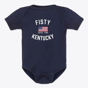 Fisty Kentucky Patriot Baby Onesie