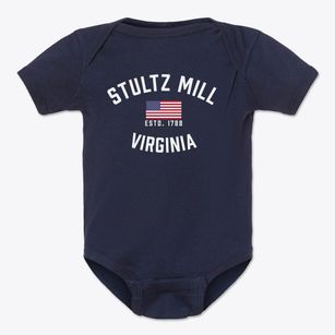 Stultz Mill Virginia Patriot Baby Onesie