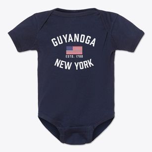 Guyanoga New York Patriot Baby Onesie