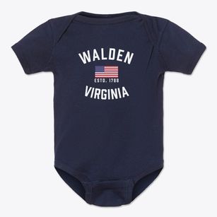 Walden Virginia Patriot Baby Onesie