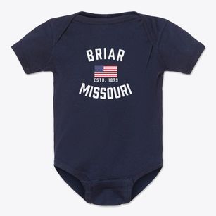 Briar Missouri Patriot Baby Onesie