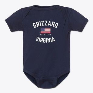 Grizzard Virginia Patriot Baby Onesie