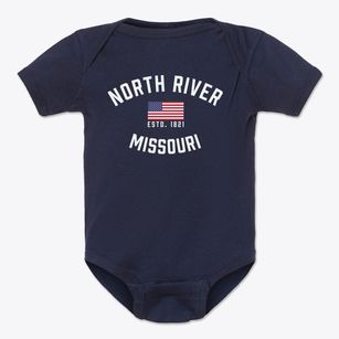 North River Missouri Patriot Baby Onesie