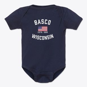 Basco Wisconsin Patriot Baby Onesie