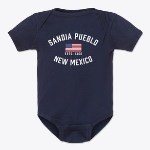 Sandia Pueblo New Mexico Patriot Baby Onesie