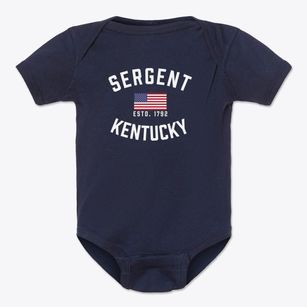 Sergent Kentucky Patriot Baby Onesie