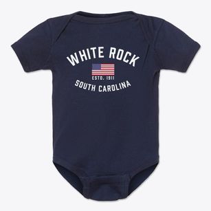 White Rock South Carolina Patriot Baby Onesie
