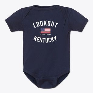 Lookout Kentucky Patriot Baby Onesie